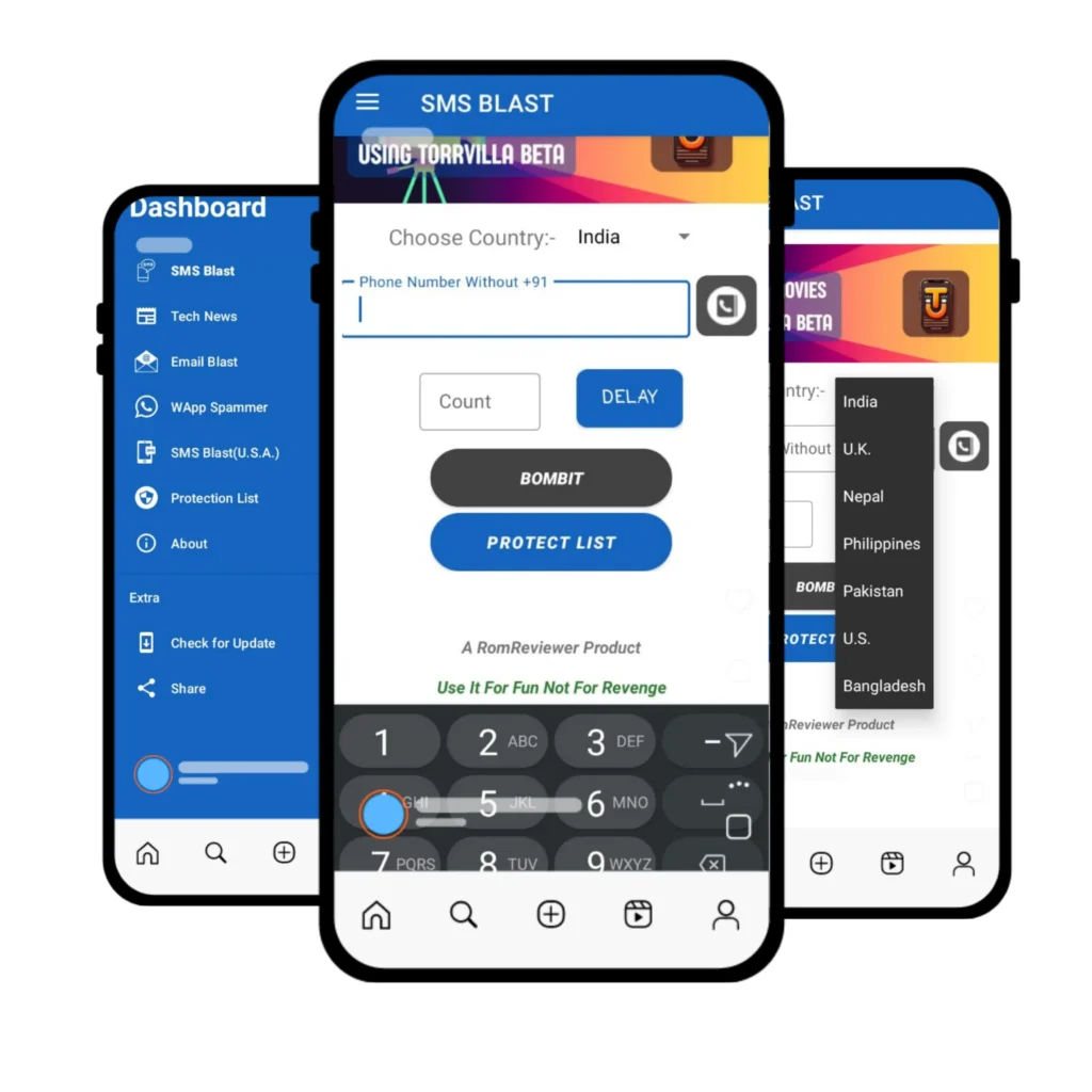 Best Free SMS Bomber App for Android 2 bombitup apk